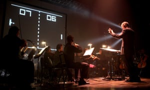 At Video Games Live in San Jose, early 2006, a full orchestra plays along to a game of Pong.