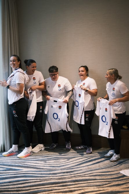 Emily Scarratt, Abbie Ward, Hannah Botterman, Amy Cokayne and Natasha ‘Mo’ Hunt