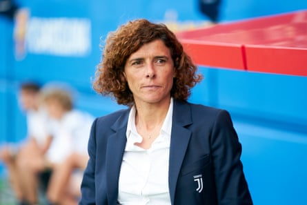 Rita Guarino on the touchline