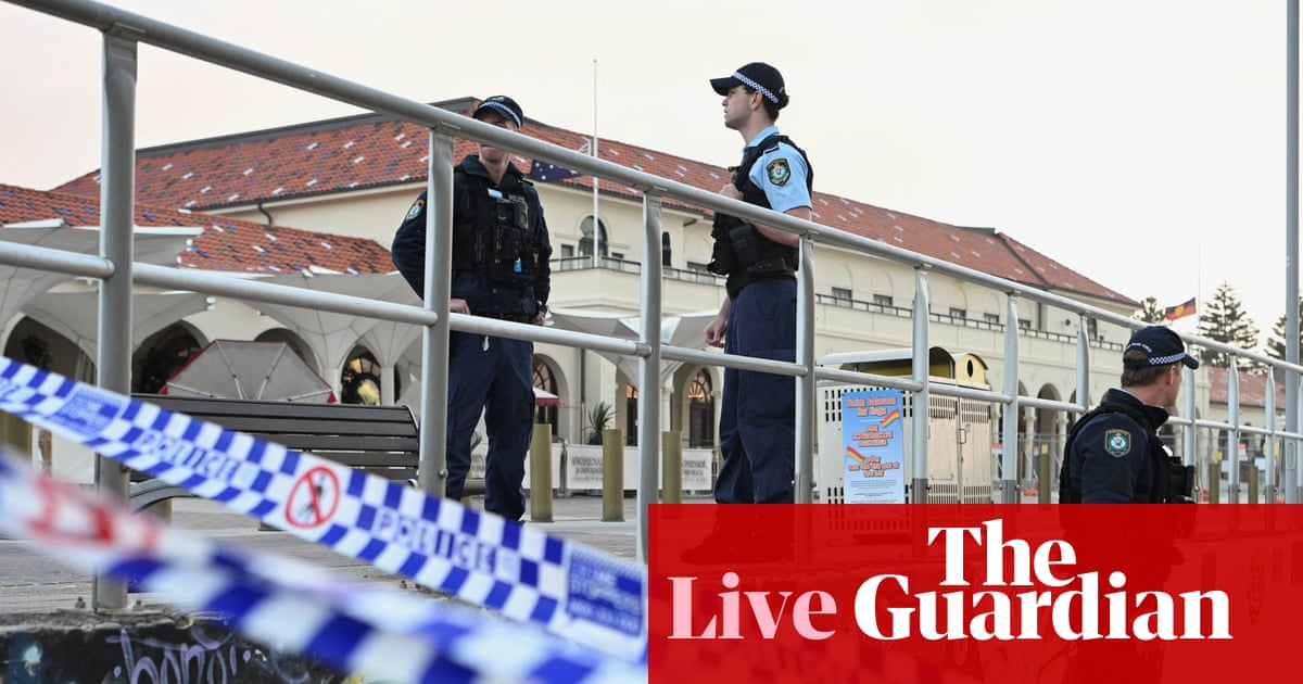 Bondi beach shooting live updates: alleged shooters in terror attack were father and son; police say two active explosives found at scene