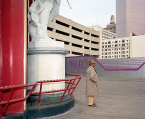 Man in Trench Coat, Atlantic City, 1989