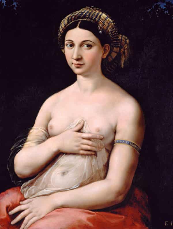 La Fornarina (1518-1519) by Raphael.