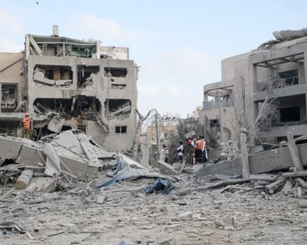 A destroyed house