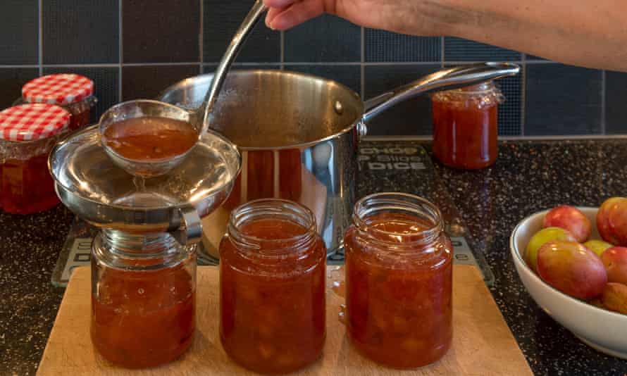 Homemade plum jam is a classic.