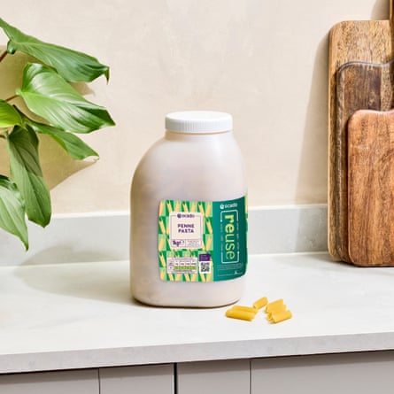 An Ocado reuse penne past vessel