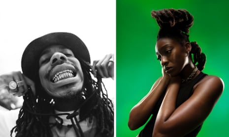 Best album joint winners … Knucks, left, and Little Simz.