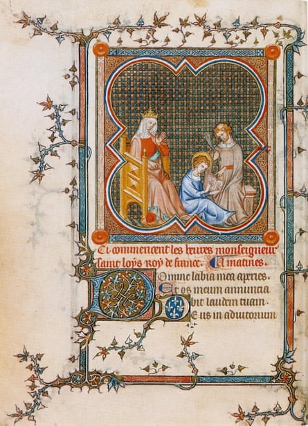 A miniature from the book of hours of Jeanne de Navarre (1336-40)