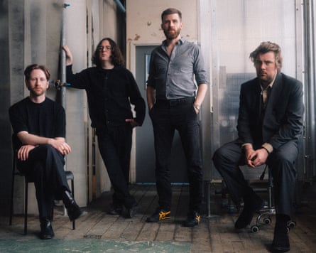 From left: Alan Duggan Borges, Daniel Fox, Adam Faulkner and Dara Kiely of Gilla Band.
