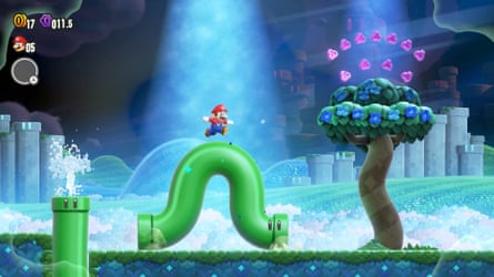 Psychedelic level transformations… Super Mario Bros. Wonder
