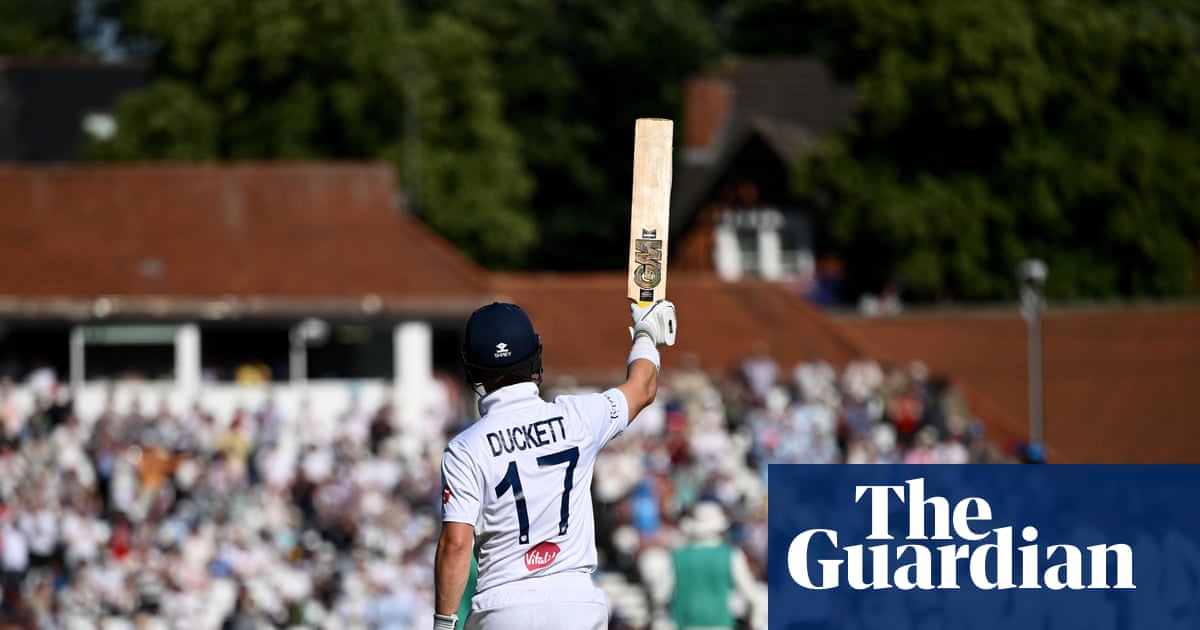 Nicholls’ drop defines the day as Duckett cashes in on luck to deliver for England | Andy Bull