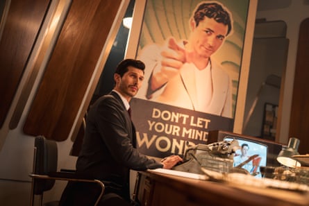 Col Ibrahim (Alexander Devrient), being watched over by Jonah Hauer-King’s Conrad.