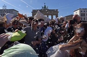 A featherweight bout in front of the Brandenburg Gate in Berlin, Germany