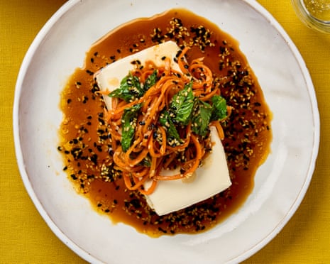 Meera Sodha's clementine and sesame seed silken tofu.