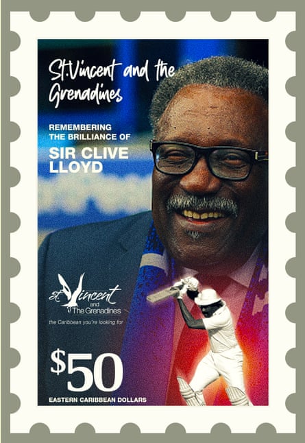 One of the West Indies legends cricket stamps.