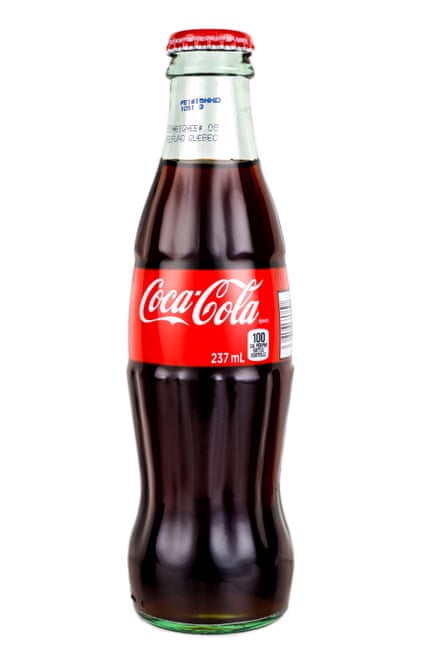 An unopened Coca-Cola bottle