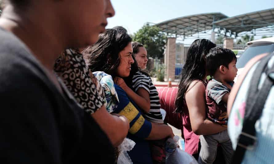 Migrant families in McAllen, Texas. The policy was in place for six weeks and resulted in the separation of 2,814 children from their parents and guardians.
