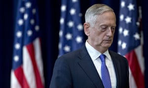 James Mattis seen at a news conference in June.