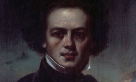 a portrait of Robert Schumann by an unknown artist.