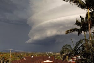 Supercell thunderstorm, Gympie, Queensland