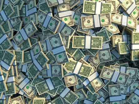 Bundles of one dollar billsGettyImages-482147685