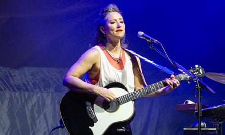 ‘I want you to feel like you’re at a gig with all your favourite 90s artists playing’ … KT Tunstall performs at the O2 Arena.