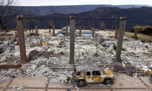 A home leveled by the Camp Fire in Paradise, California. Leveraging private funding, the collaborative has now trained over 400 people in SPR, including first responders working on the 2018 Camp fire.