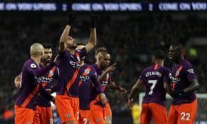 Image result for Riyad Mahrezâs early goal enough for Manchester City to see off Spurs