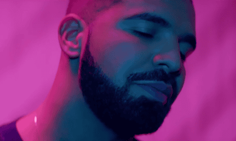 Drake in Rihanna’s Work video.