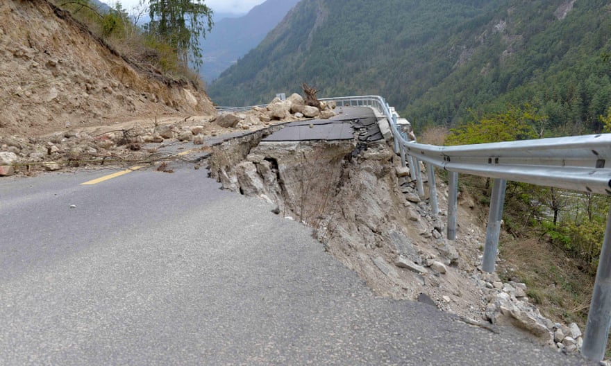 The 2015 earthquake damaged mountain roads both sides of the border.