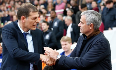 Slaven Bilic and José Mourinho will renew their acquaintance at Old Trafford in the EFL Cup.