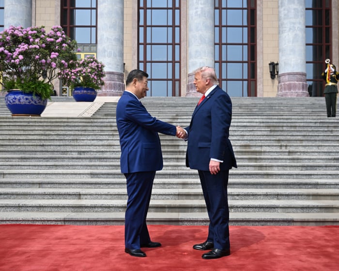 US president Donald Trump meets China leader Xi Jinping – in pictures