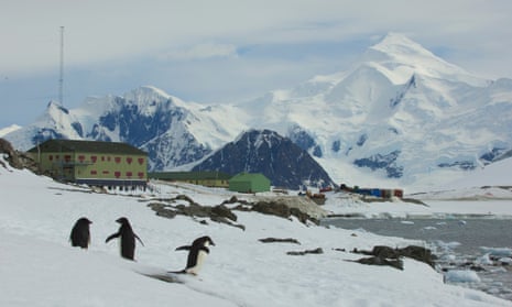 Rothera on Adelaide Island, the British Antarctic Survey’s main research station.
