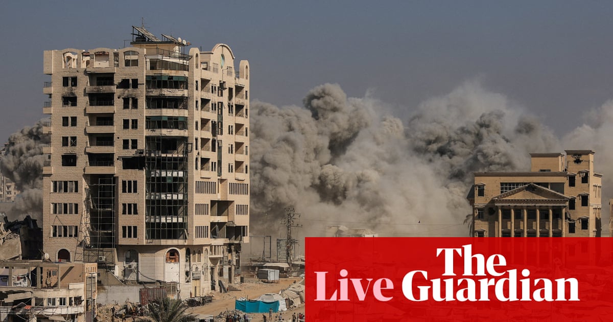 Middle East crisis live: Israel's military issues large-scale evacuation order for Gaza City ahead of new offensive