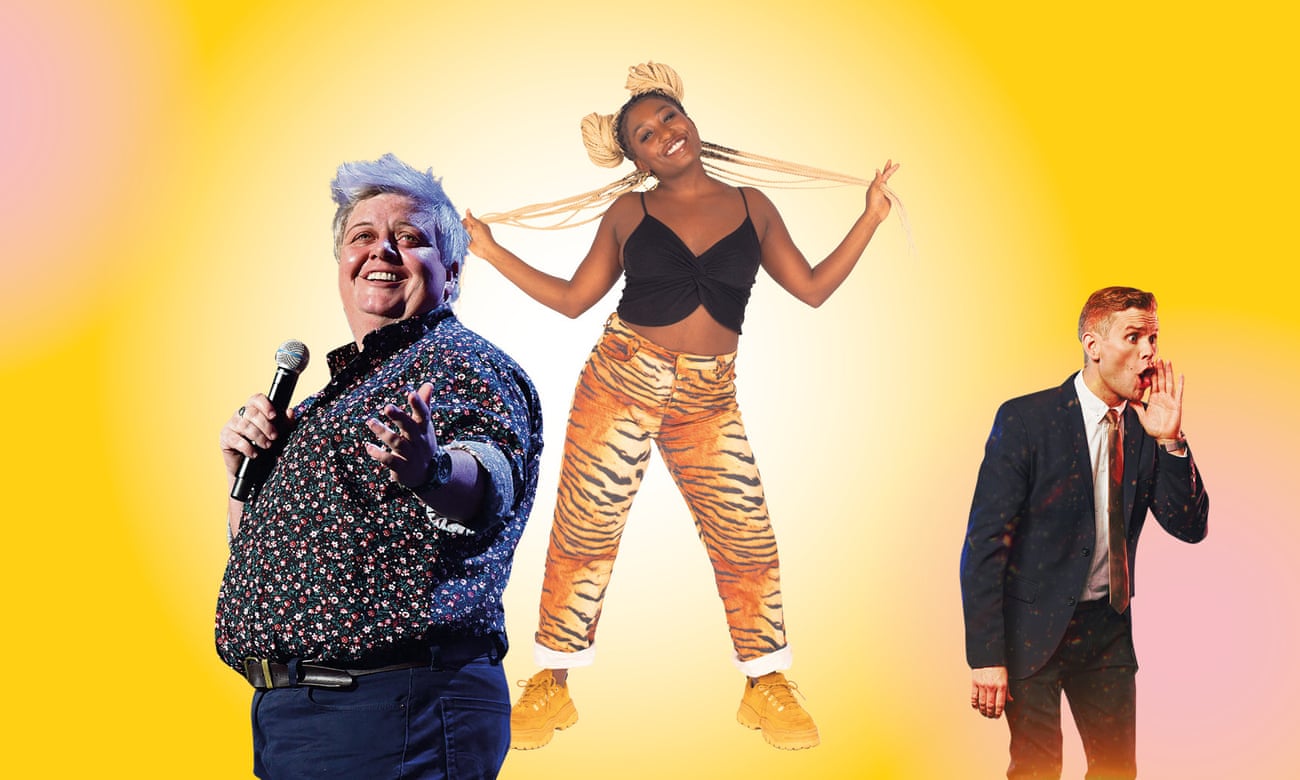 (From left) Susie McCabe, Sophie Duker and Ari Eldjárn