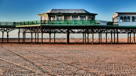 The Edwardian seaside pier at St Annes on sea.