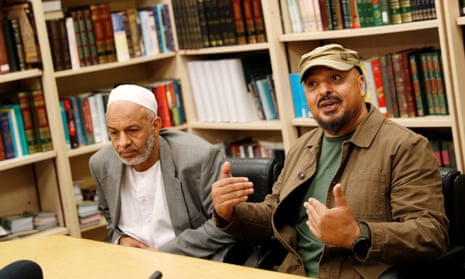 Nassar Mahmood, right, a trustee of Birmingham’s Central Mosque, said Muslims were facing unprecedented Islamophobia.