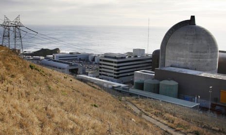 One of Pacific Gas &amp; Electric's Diablo Canyon Power Plant's nuclear reactors in Avila Beach, California.