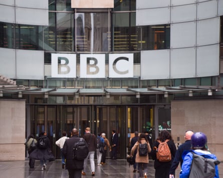 Broadcasting House, the BBC headquarters in central London.