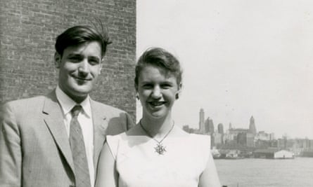 Ted Hughes and Sylvia Plath in 1958.