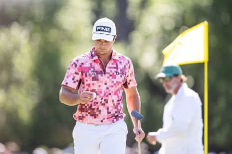 Viktor Hovland of Norway during the final round.