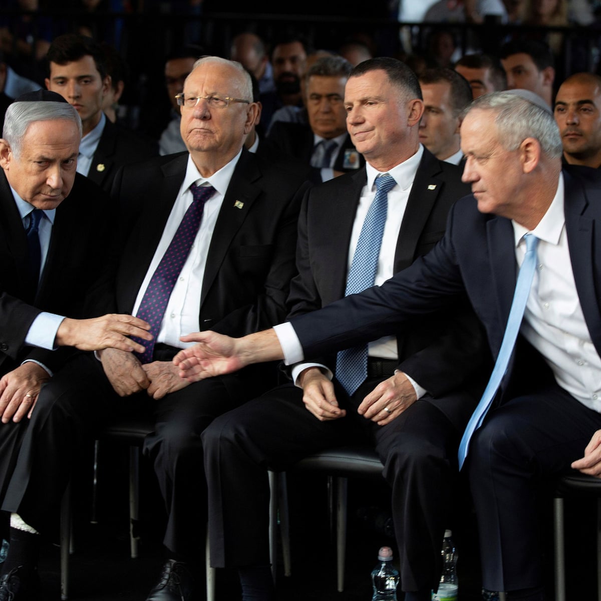Benny Gantz Elected Israeli Speaker Signalling Deal With Netanyahu World News The Guardian