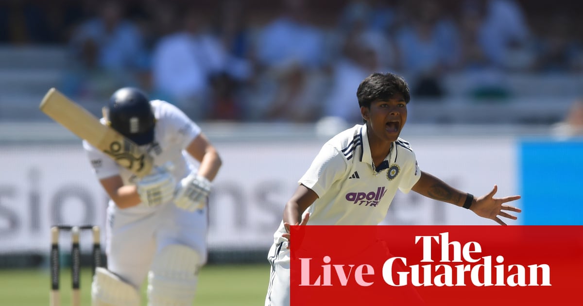 England v India: women’s Test, day two updates – live