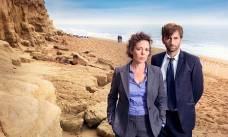 Olivia Colman and David Tennant in Broadchurch – ‘the hottest TV show of 2013’.