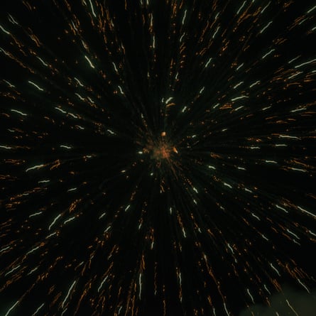 Fireworks light the sky during the celebration of Saint Salvador