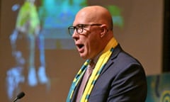 Peter Dutton during the announcement of Australia’s Paralympic Team for the Paris games on Tuesday.