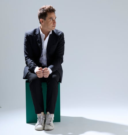 Portrait of him sitting