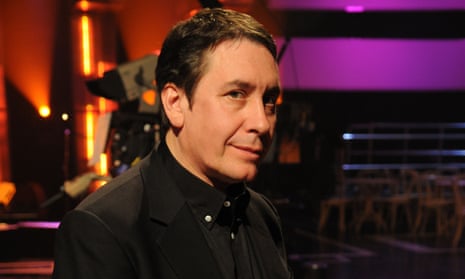 Jools Holland on the set of his show