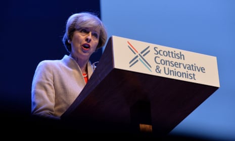 ‘Theresa May and the Scottish Conservatives are currently waging a phoney war over Scottish independence because their own party’s record is woeful.’