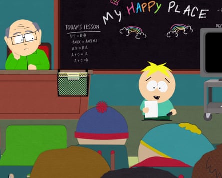 Butters uses a school presentation on ‘My Happy Place’ as an opportunity go on a furious rant about the datacentre in his backyard.