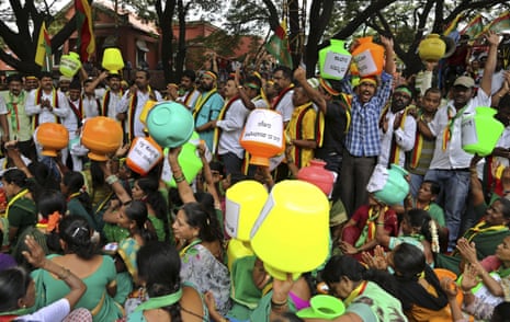 Angry clashes in Karnataka as India's water wars run deep | Access to water | The Guardian